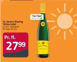 Fleggaard Dr. Zenzen Riesling Yellow Label tilbud