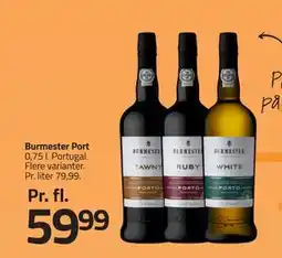 Fleggaard Burmester Port tilbud