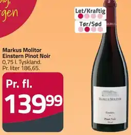 Fleggaard Markus Molitor Einstern Pinot Noir tilbud