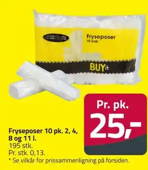 Fleggaard Fryseposer 10 pk. 2, 4, 8 og 11 l tilbud