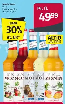 Fleggaard Monin Sirup tilbud