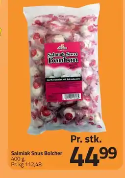 Fleggaard Salmiak Snus Bolcher tilbud