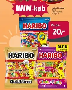 Fleggaard Haribo Miniposer tilbud