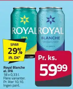 Fleggaard Royal Blanche el. IPA tilbud