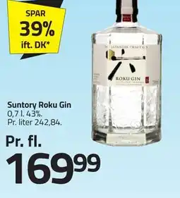 Fleggaard Suntory Roku Gin tilbud