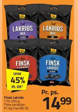 Fleggaard Finsk Lakrids tilbud