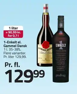 Fleggaard 1-Enkelt el. Gammel Dansk tilbud