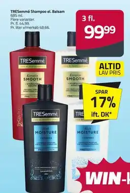 Fleggaard TRESemmé Shampoo el. Balsam tilbud