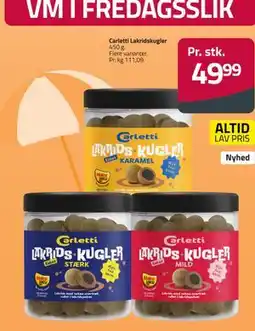 Fleggaard Carletti Lakridskugler tilbud