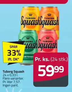 Fleggaard Tuborg Squash tilbud