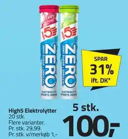 Fleggaard High5 Elektrolytter tilbud