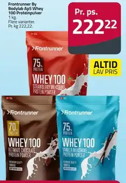 Fleggaard Frontrunner By Bodylab ApS Whey 100 Proteinpulver tilbud