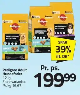 Fleggaard Pedigree Adult Hundefoder tilbud