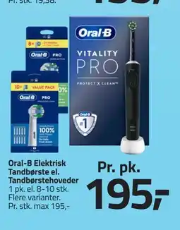 Fleggaard Oral-B Elektrisk Tandbørste el. Tandbørstehoveder tilbud
