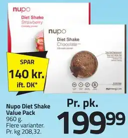Fleggaard Nupo Diet Shake Value Pack tilbud