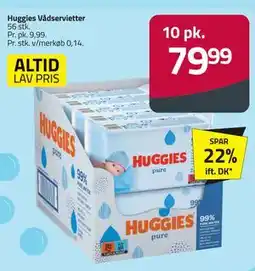 Fleggaard Huggies Vådservietter tilbud