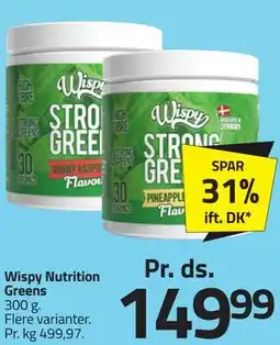 Fleggaard Wispy Nutrition Greens tilbud