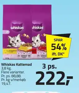 Fleggaard Whiskas Kattemad tilbud