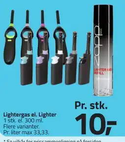 Fleggaard Lightergas el. Lighter tilbud