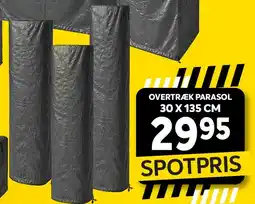 Din Isenkræmmer Overtræk parasol 30 x 135 cm tilbud