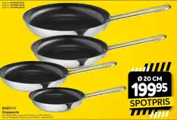 Din Isenkræmmer Stegepande (rustfrit stål / slip-let belægning) tilbud