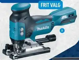Davidsen Makita stiksav 18 v DJV181Z tilbud