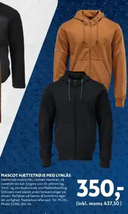 Davidsen Mascot hættetrøje med lynlås tilbud