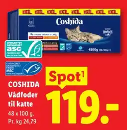 Lidl Coshida Vådfoder til katte tilbud
