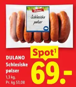 Lidl Dulano Schlesiske pølser tilbud