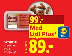Lidl Lidl Cevapcici tilbud
