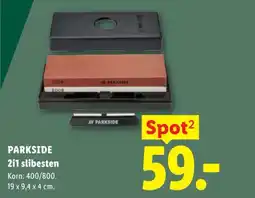 Lidl Parkside 2i1 slibesten tilbud