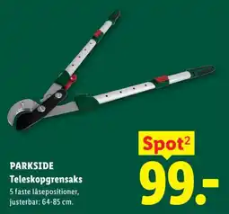 Lidl Parkside Teleskopgrensaks tilbud