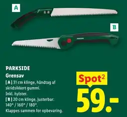 Lidl Parkside grensav tilbud