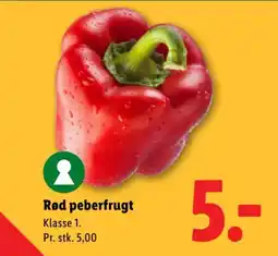 Lidl Rød peberfrugt tilbud