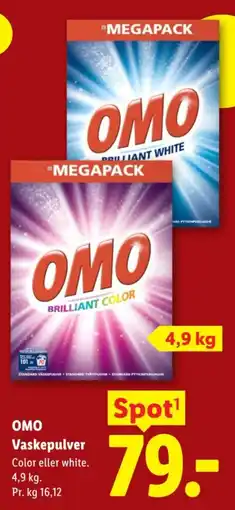 Lidl Omo vaskepulver tilbud