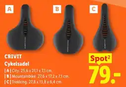 Lidl Crivit Cykelsadel tilbud