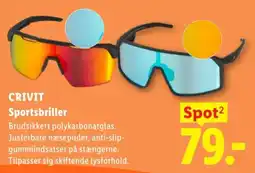 Lidl Crivit sportsbriller tilbud