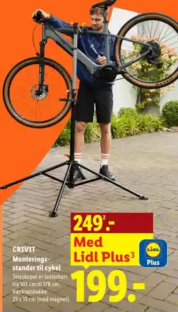 Lidl Crivit monteringsstander til cykel tilbud