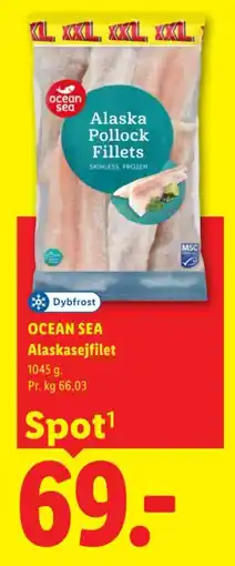 Lidl Ocean Sea Alaska Pollock Fillets tilbud