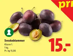 Lidl Sveskeblommer tilbud