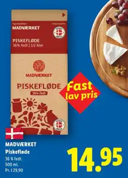Lidl Madværket Piskefløde tilbud