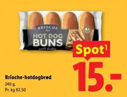Lidl Brioche-hotdogbrød tilbud