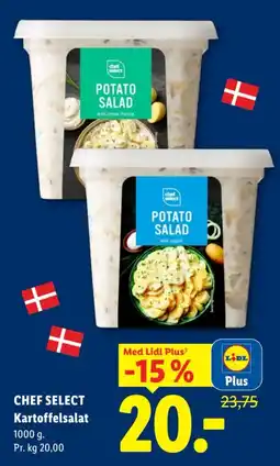 Lidl Chef Select Kartoffelsalat tilbud