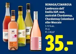 Lidl Bonaga/Cimarosa tilbud