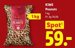 Lidl Kims Peanuts tilbud