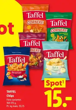 Lidl Taffel Chips tilbud
