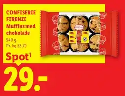 Lidl Confiserie Firenze Muffins med chokolade tilbud