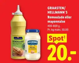 Lidl Graasten/ Hellmann's remoulade eller mayonnaise tilbud
