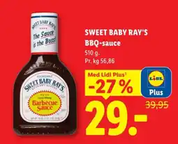 Lidl Sweet Baby Ray's BBQ-sauce tilbud
