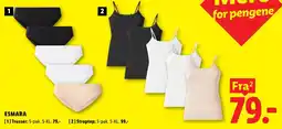 Lidl Esmara Trusser Stroptop tilbud